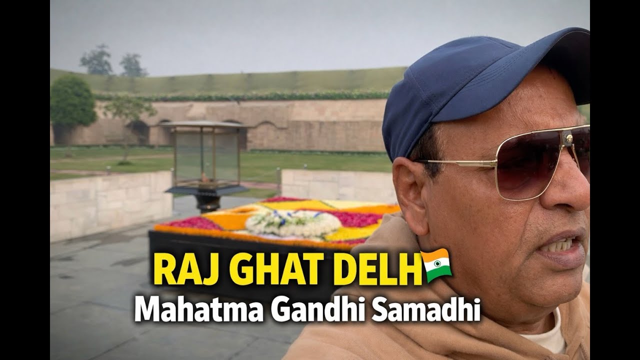 🙏 Raj Ghat Delhi | Mahatma Gandhi Samadhi Sthal 🇮🇳 | Peaceful & Inspirational Vlog-81
