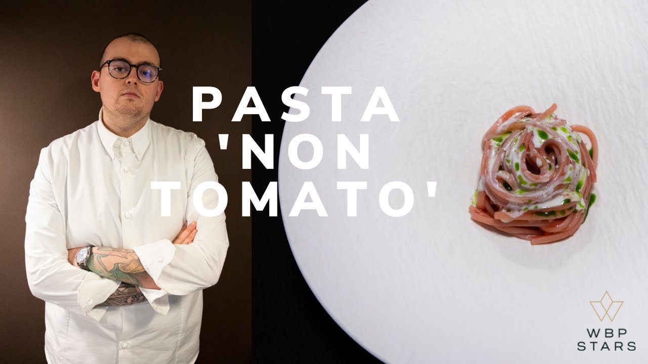 AMAZING Michelin star pasta in a NON-TOMATO sauce by chef Caranchini at Materia restaurant (Italy)