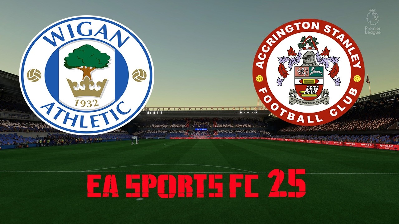 Partido de liga contra el Wigan Athletic ⚽ #easportsfc25 #accringtonstanley #twitchespaña