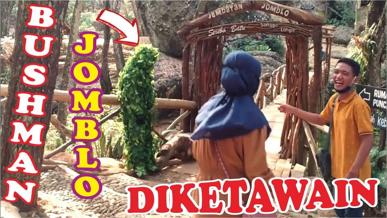 SERIBU BATU SONGGO LANGIT BANTUL YOGYAKARTA | BUSHMAN PRANK | PRANK MANUSIA POHON