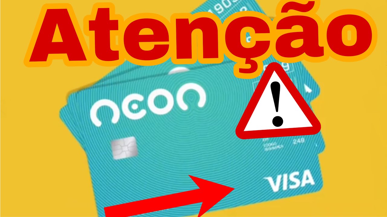 Aten&ccedil;&atilde;o cart&atilde;o Neon digital