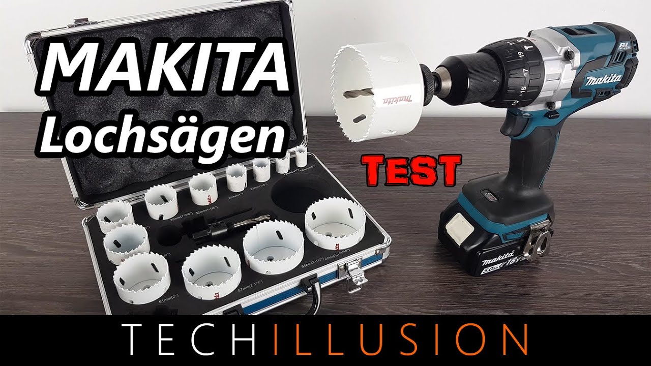 🔥🛠LOCHSÄGEN SET von Makita im Test - Makita BIM Lochsägen - Review & Test