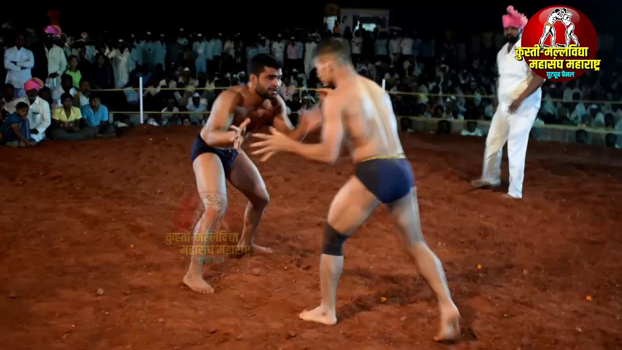Rahul aware vs nitish kumar at visapur sangli | rahul win by akadi technique