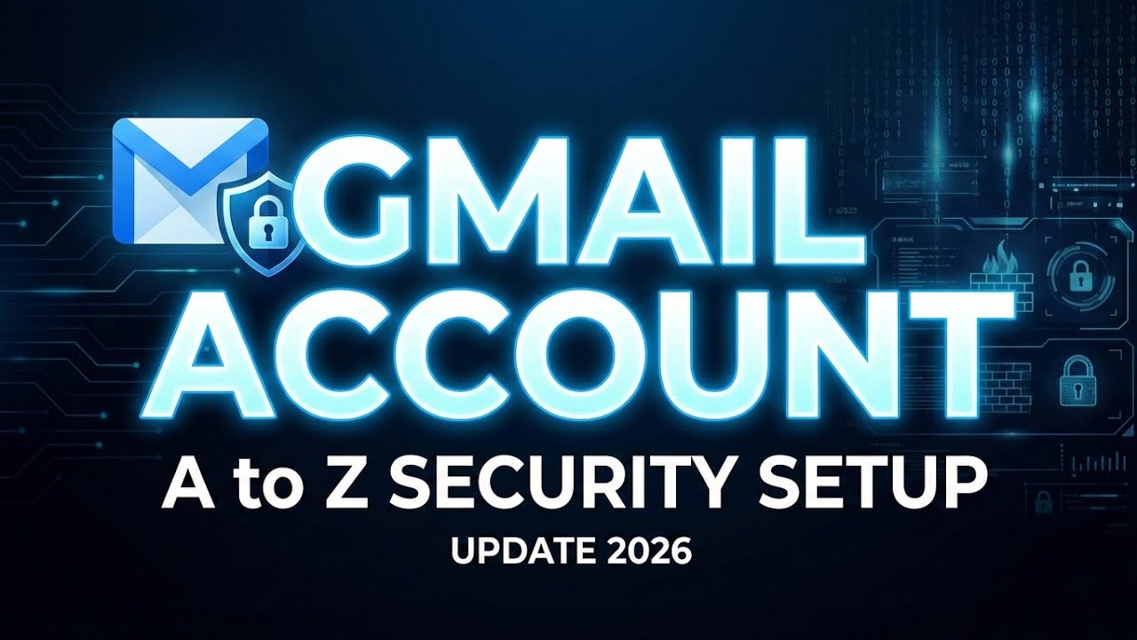 Gmail Account Security Setup | Complete Tutorial 2026 #gmailsecurity #tahmedtech