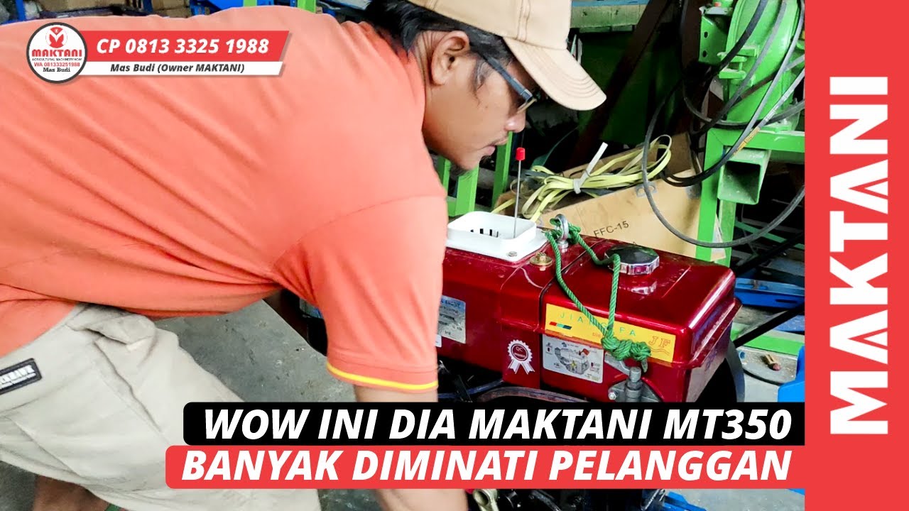Meluncur ke Lampung !! Gilingan Padi MAKTANI MT350solar