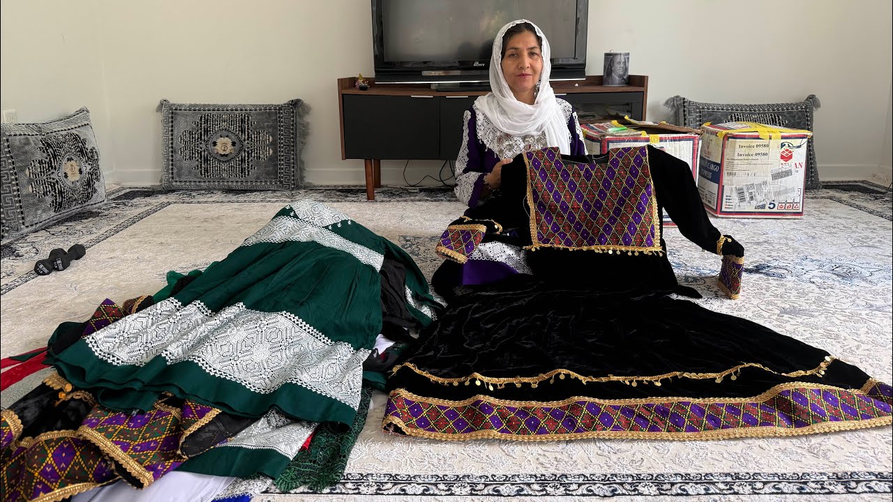 اینبار لباس های دست کوک هزارگی ما از افغانستان رسید 😍🥰 #hazara #hazaragi #afghan #dress 