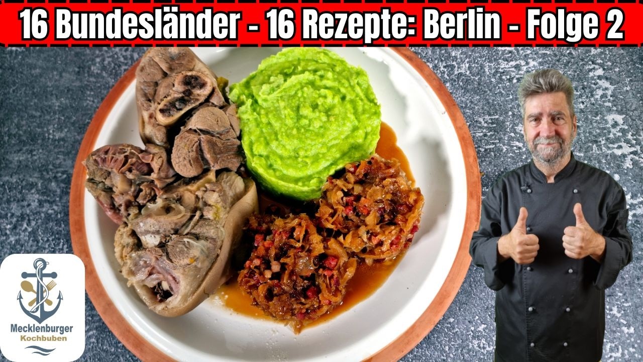 Traditionelles Berliner Eisbein mit Sauerkraut & Erbspüree Rezept
