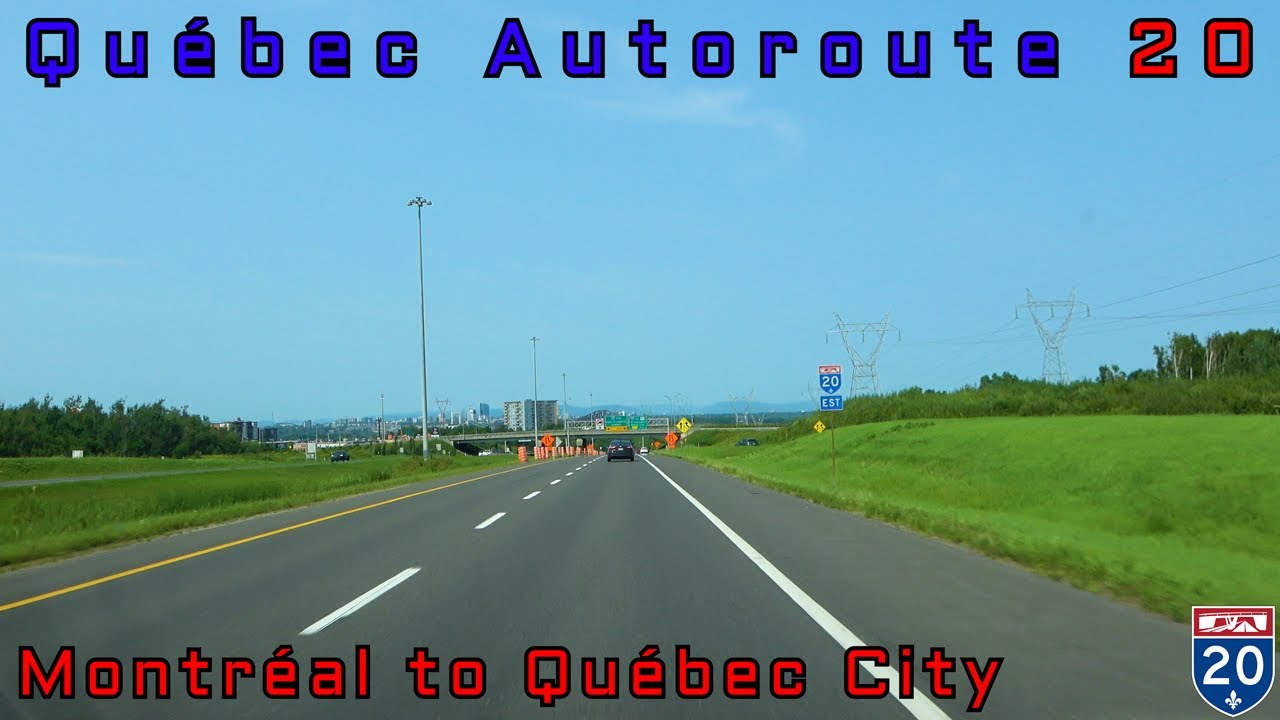 Québec Autoroute 20 EB - Montréal to Québec City - July, 2024
