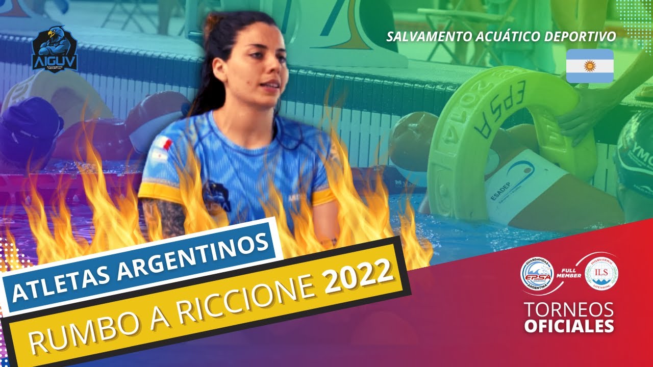 Salvamento Acuático Deportivo - Atletas Argentinos Rumbo a Riccione 2022 - Muriel Fejoz de AIGUV