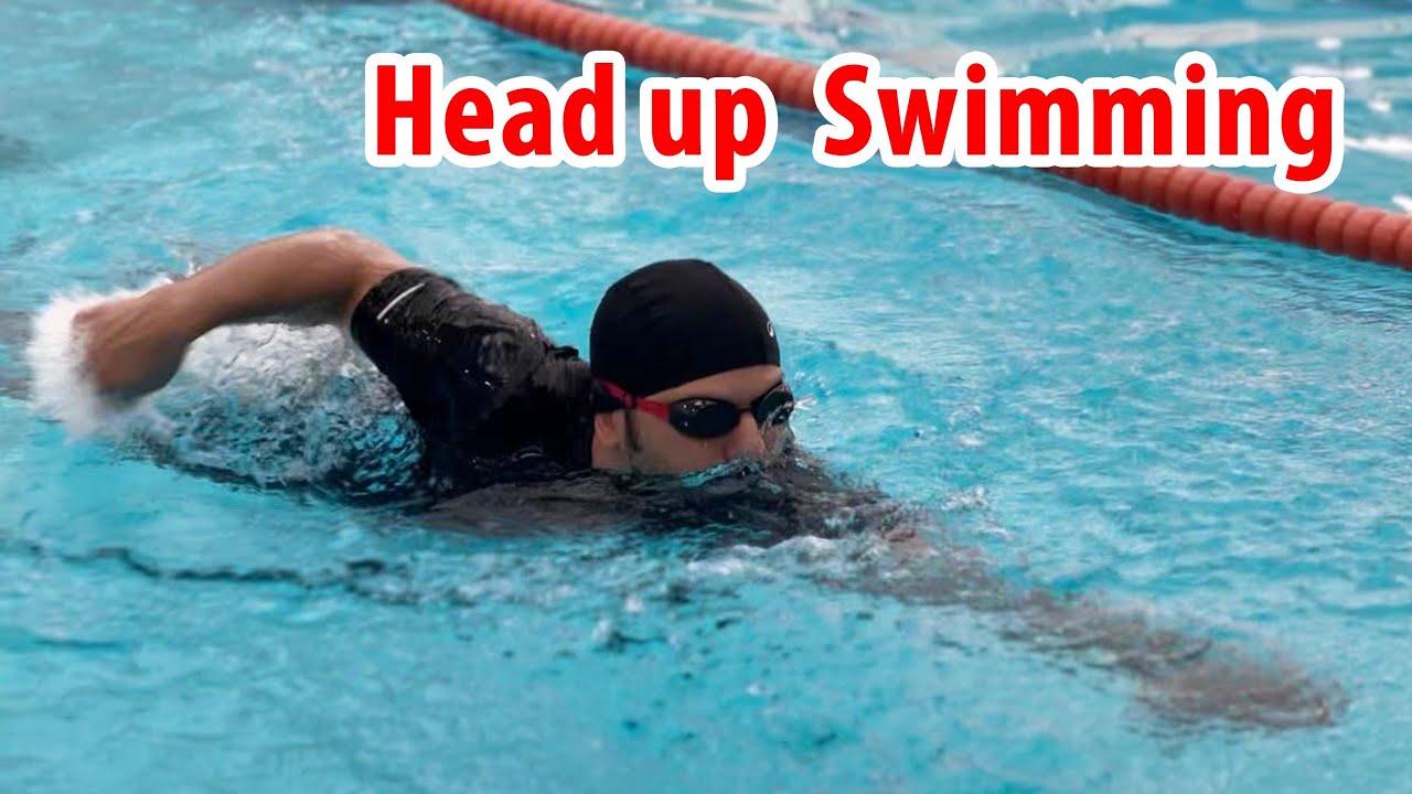 🏊‍♂️تعليم السباحة والرأس للأعلى 🏊‍♂️( Head up swimming ) 🔥