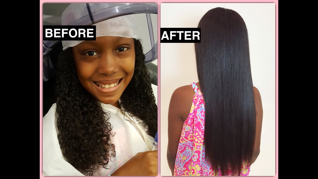 How To Straighten Natural Curly Hair - Products Revealed