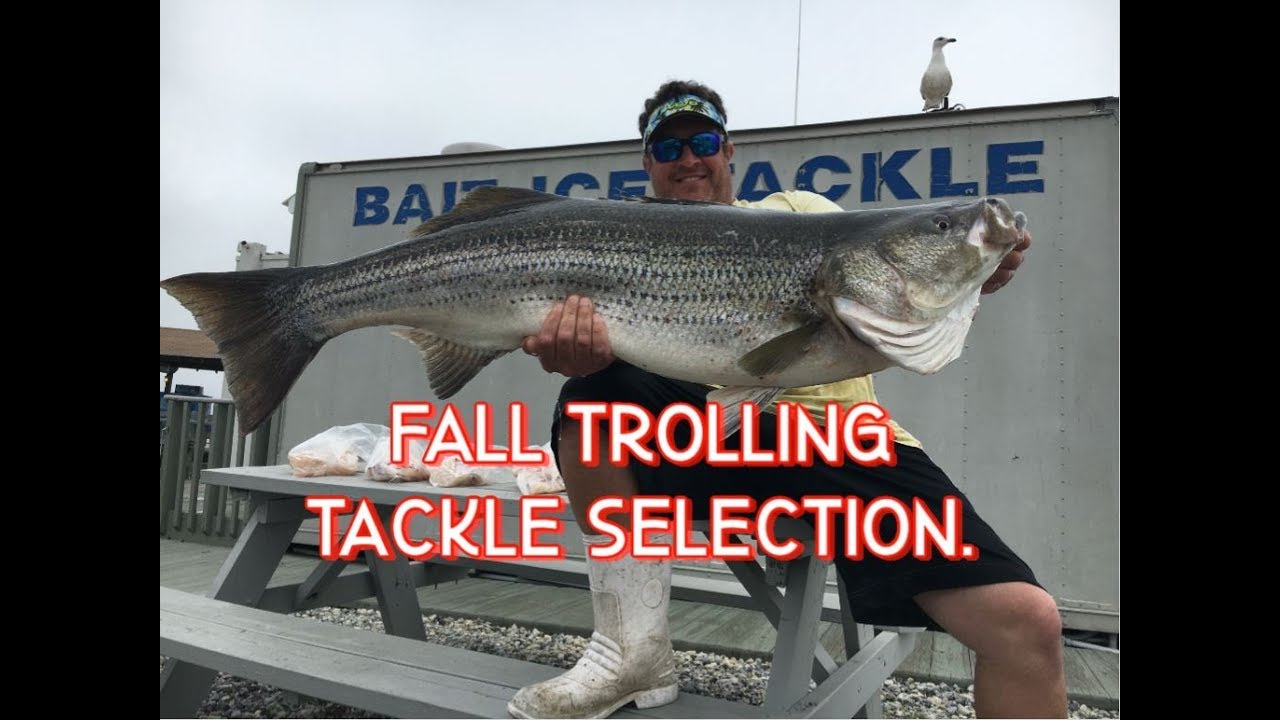 Striped Bass Trolling Gear and Tackle I use in the Fall & Spring