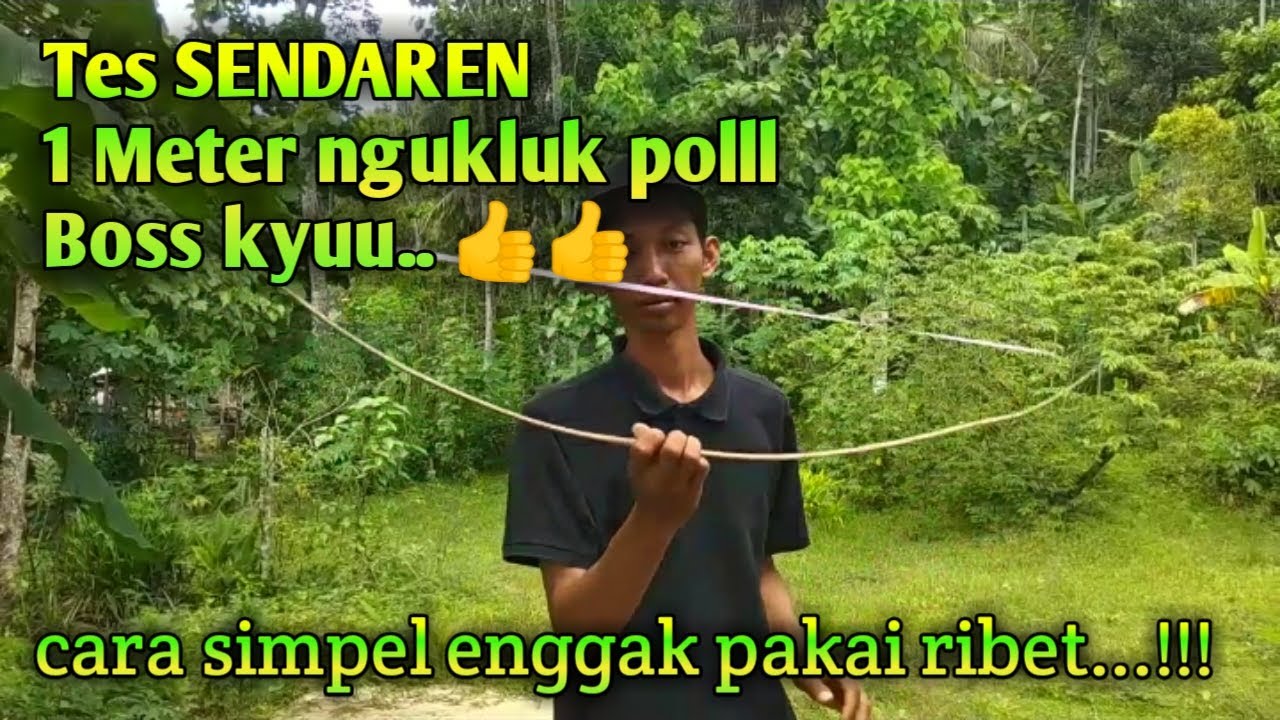 Sendaren 1 meter bisa ngukuk.!! Simpel enggak pakai ribet