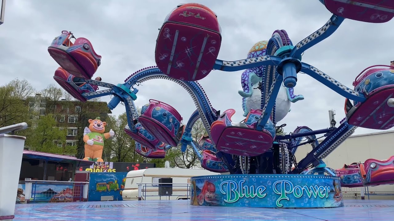 Blue Power Polyp - Bauermeister (Offride) Maikirmes Remscheid 2024!