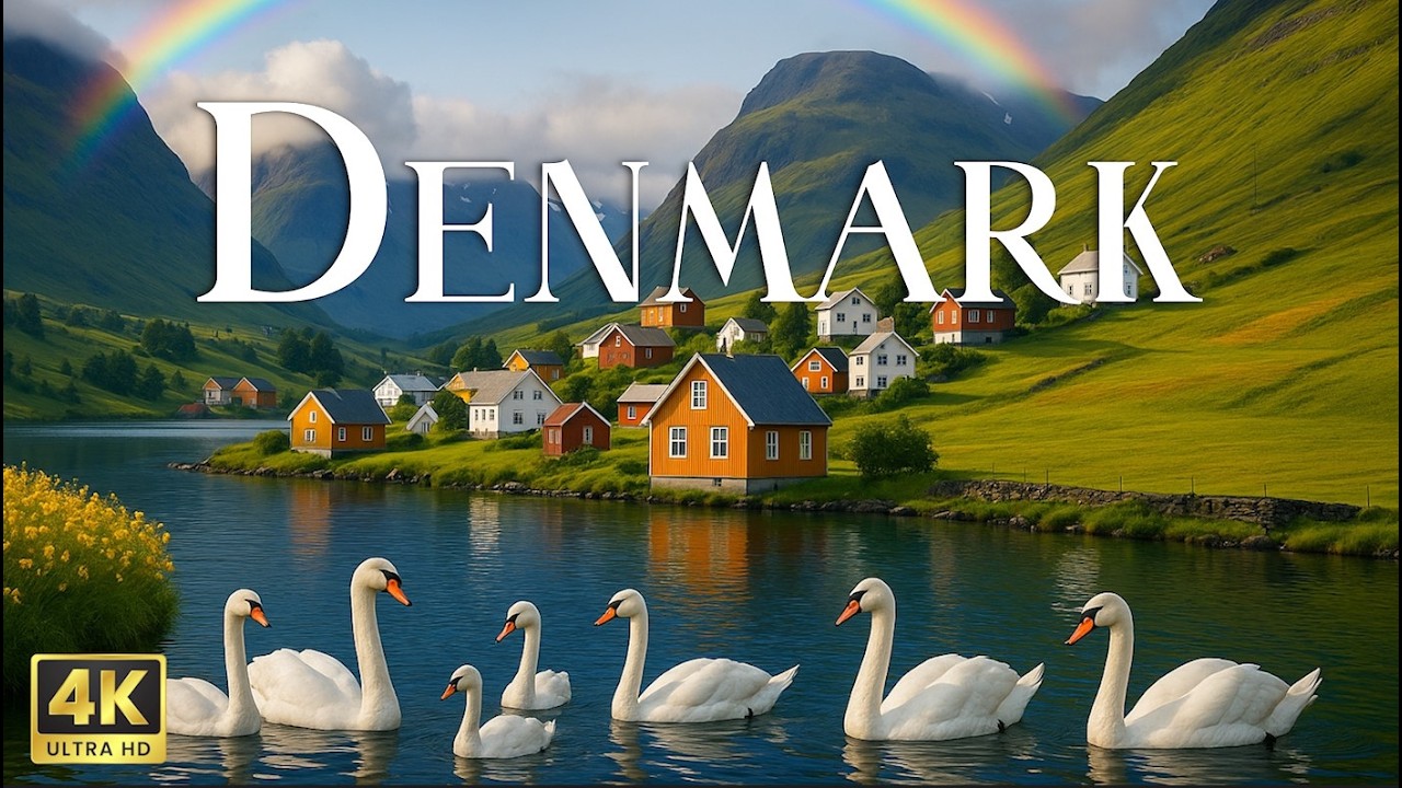 WONDERS OF DENMARK | Beautiful Nature 4K With Relaxing Music | 4k UHD