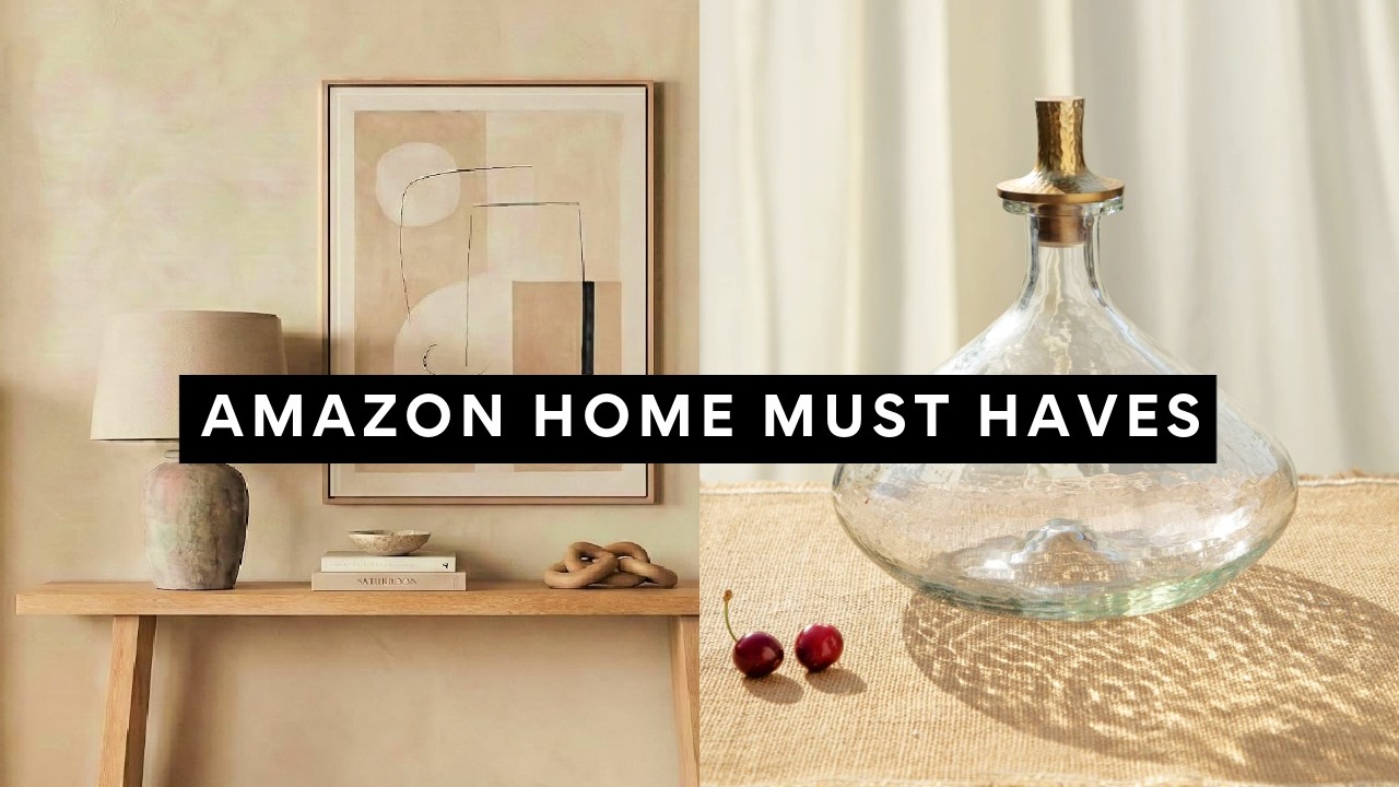 AMAZON HOME MUST HAVES 2026! INTERIOR DESIGN TRENDS FOR WAY LESS!