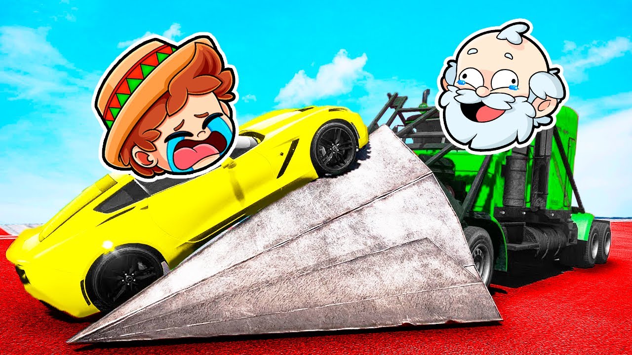 ¡IMPOSIBLE SOBREVIVIR a los MEGA COCHES! 😂💥 ¡SILVIOGAMER en GTA 5 ONLINE!
