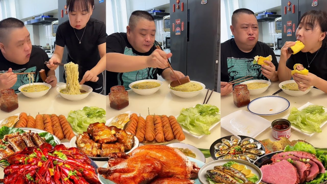 貪吃老公想獨吞大香腸，但他的詭計已經被我識破了，最後什麼也沒吃到氣哭了【胖嫂美食】