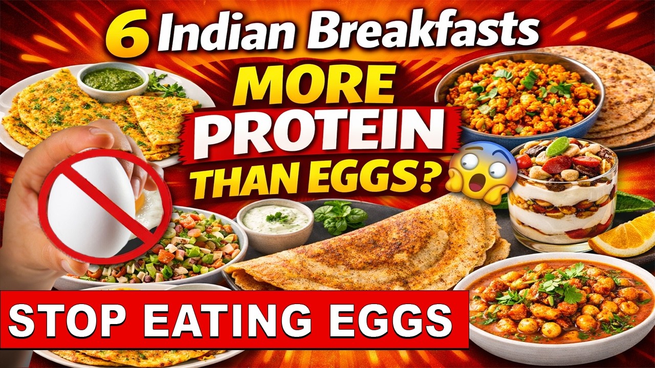 ❌❌STOP EATING EGGS❌❌ Top 6 Indian Foods With More Protein Than Eggs || Breakfasts Better Than Eggs✅✅