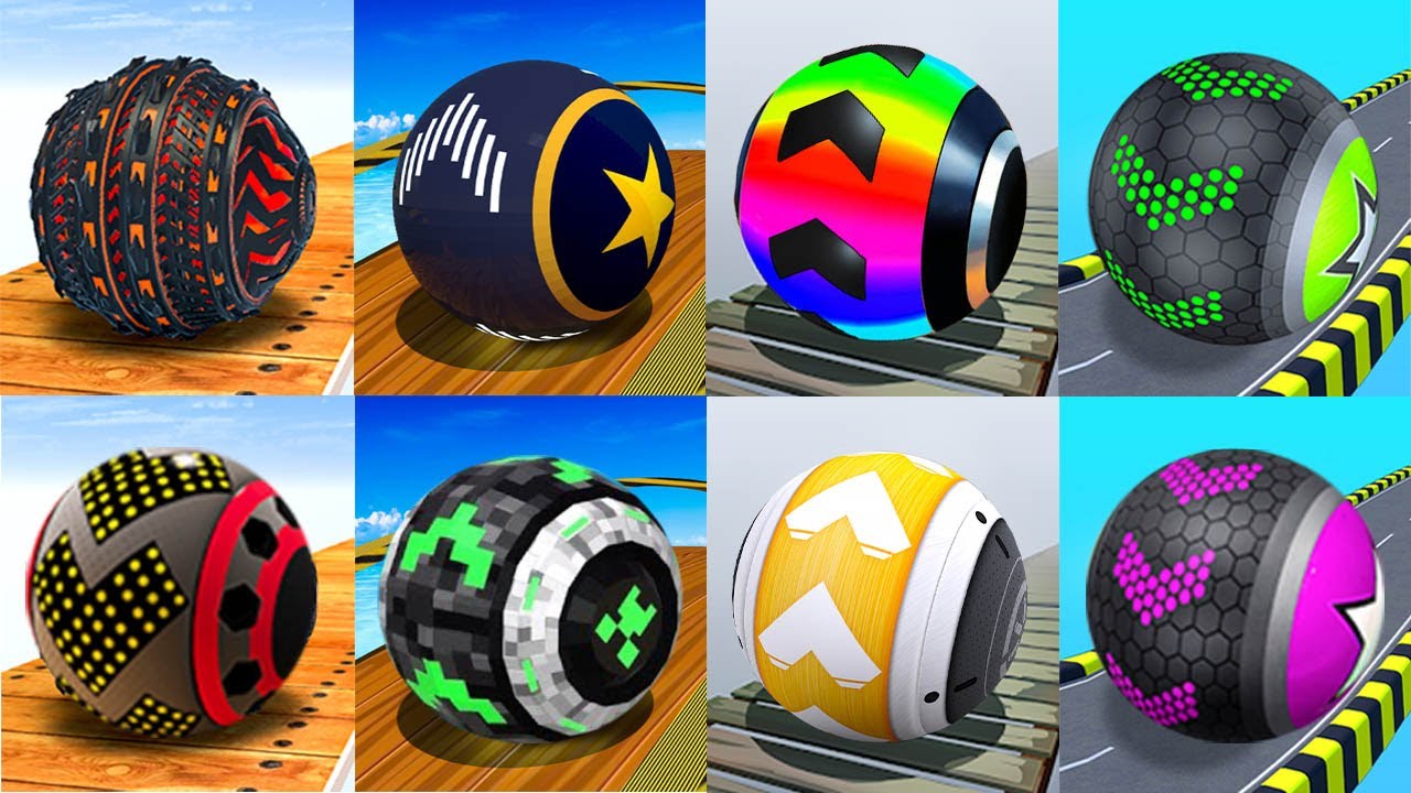 Going Balls VS Rolling Ball Sky Escape, Temple Rolling Balls, Rollance Adventure Ball, Action Balls