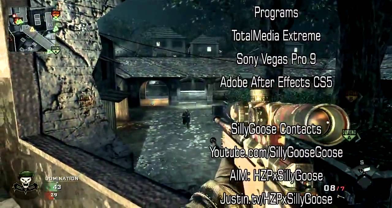Call of Duty: Black Ops No Scope Montage - 100% Without Steady Aim by SillyGoose
