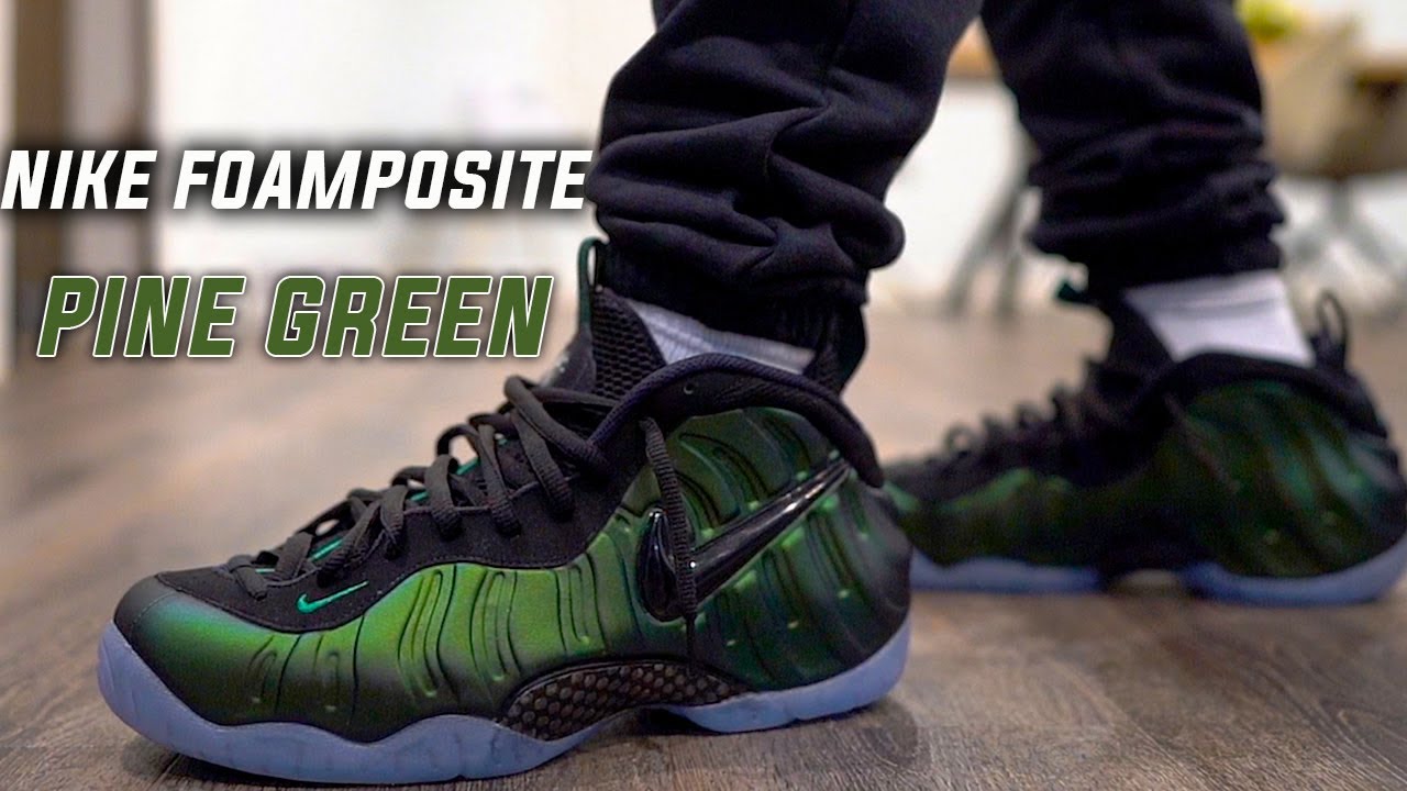 Nike меня потрясли! Обзор Nike Foamposite Pine Green и On Foot