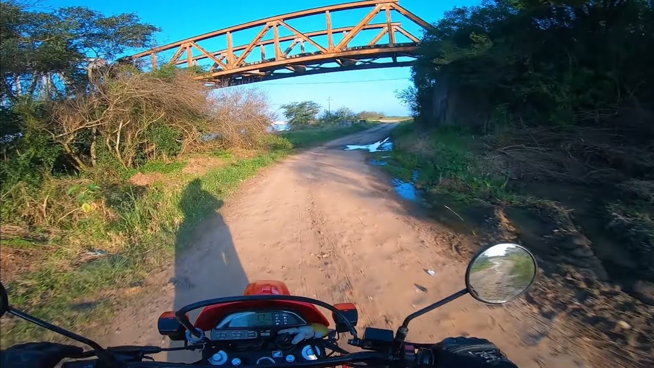 Ponte F&eacute;rrea entre Canoas e Nova Santa Rita - RS | Tornado 250 | Offroad