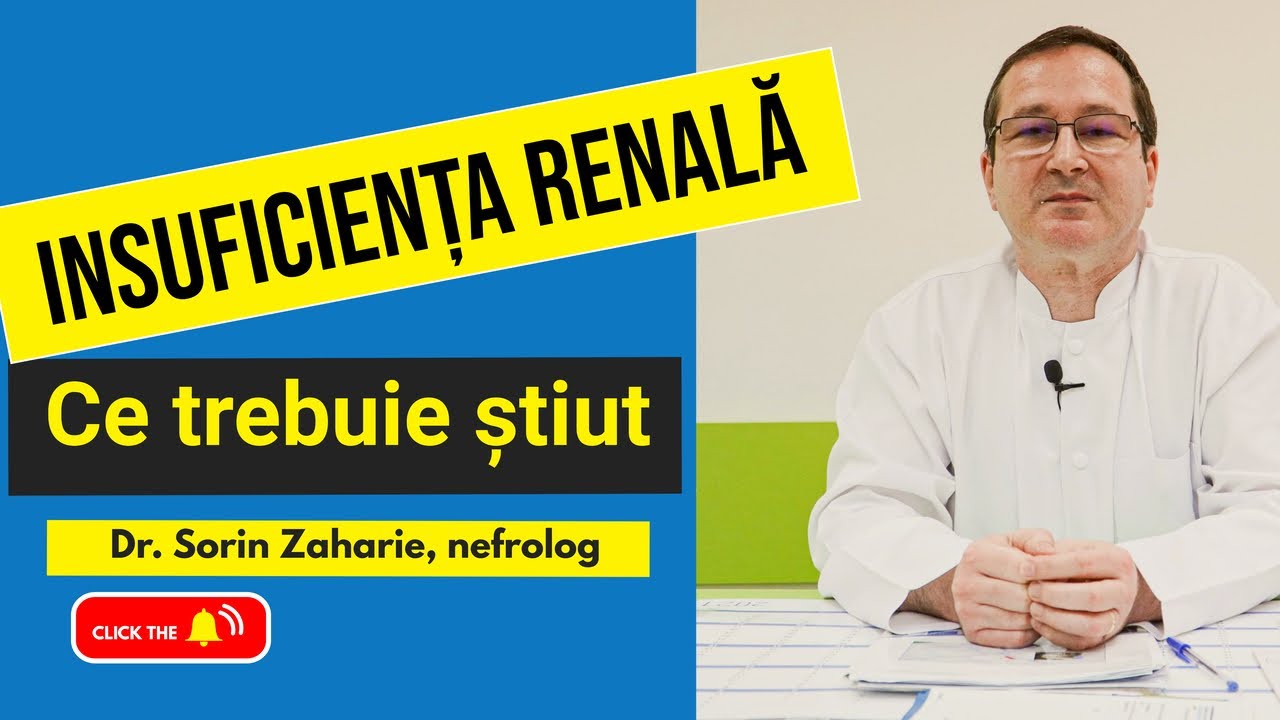 INSUFICIENȚA RENALĂ. Cum se poate trata și preveni