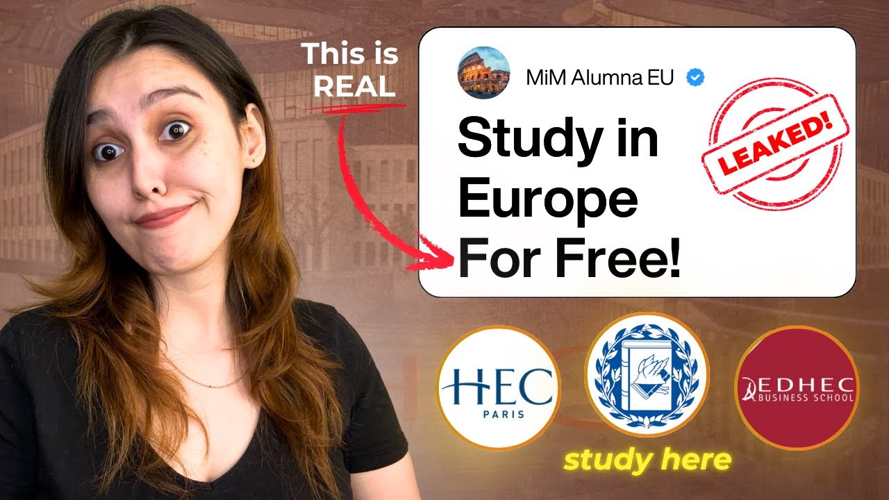 How to Study in Europe for (Almost) Free | Scholarships & Funding Hacks 2025 | Masters (Ep4)