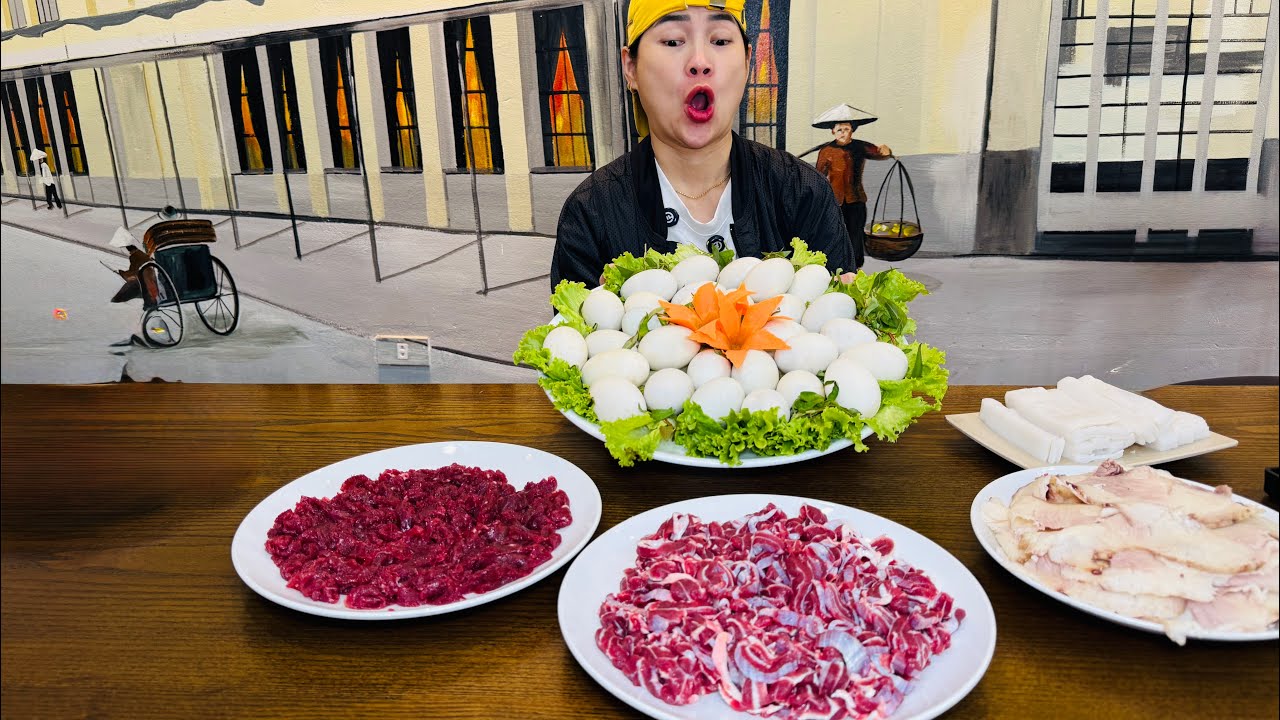 ĐỈNH NÓC KỊCH TRẦN VỚI MÓN PHỞ HỘT VỊT LỘN CÓ MỘT KHÔNG HAI CỦA NGA SUMO