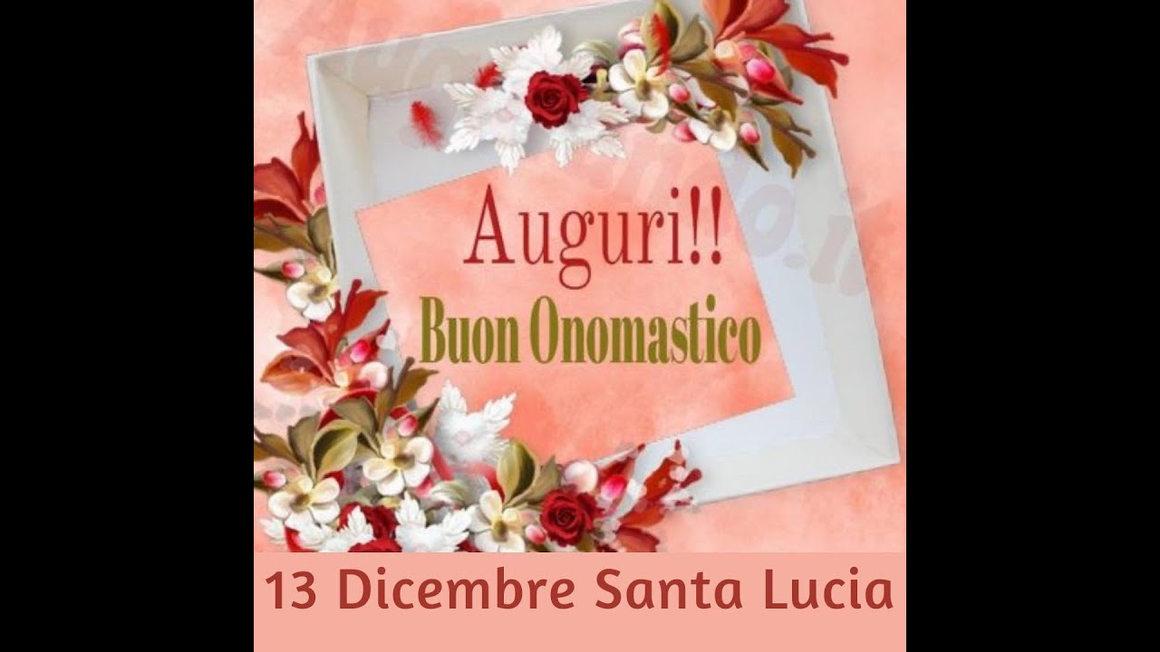 Tantissimi auguri di buon onomastico Lucia!