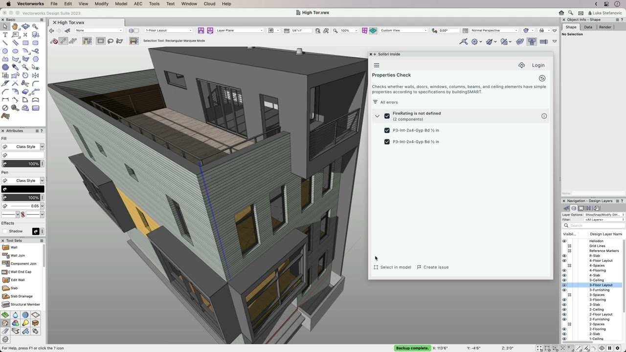 Solibri Inside - Vectorworks 2023 SP6 - Update