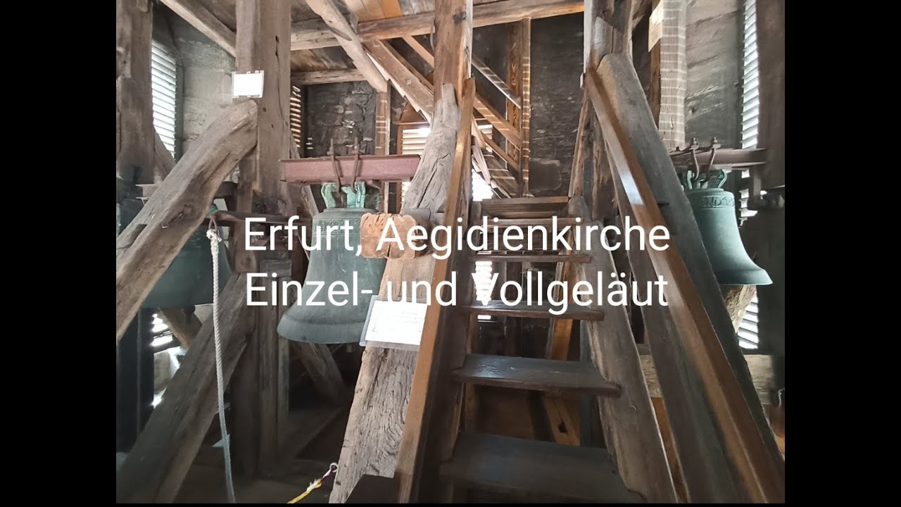 Erfurt (EF) evang.Aegidienkirche, Einzel- und Vollgeläut