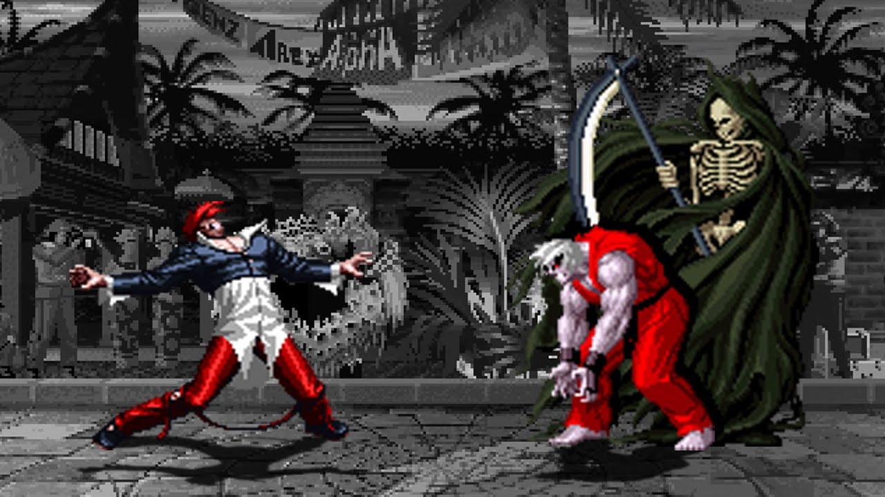 [KOF MUGEN] OROCHI IORI vs INFERNOWALKER KEN - INSANE BATTLE❗