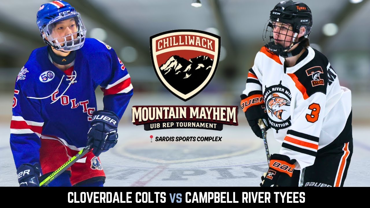 Cloverdale Colts против Campbell River Tyees | Турнир среди команд до 18 лет в Чилливаке 2026 года