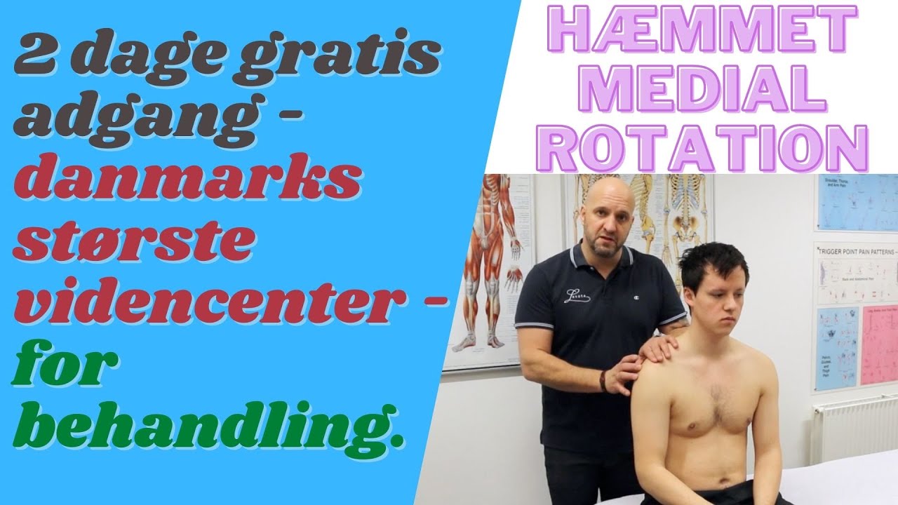 Behandling af skulder (hæmmet medial rotation)