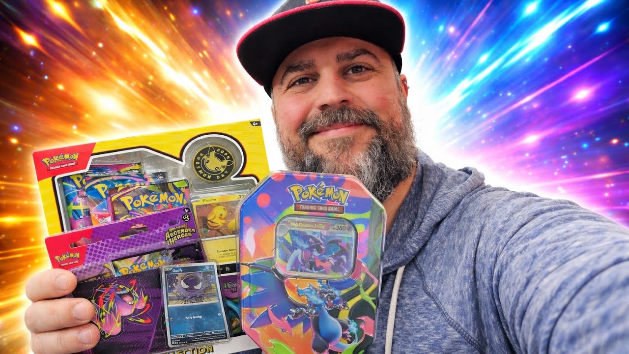 Ascended Heroes, Mega Charizard Tin and 30th Anniversary box opening