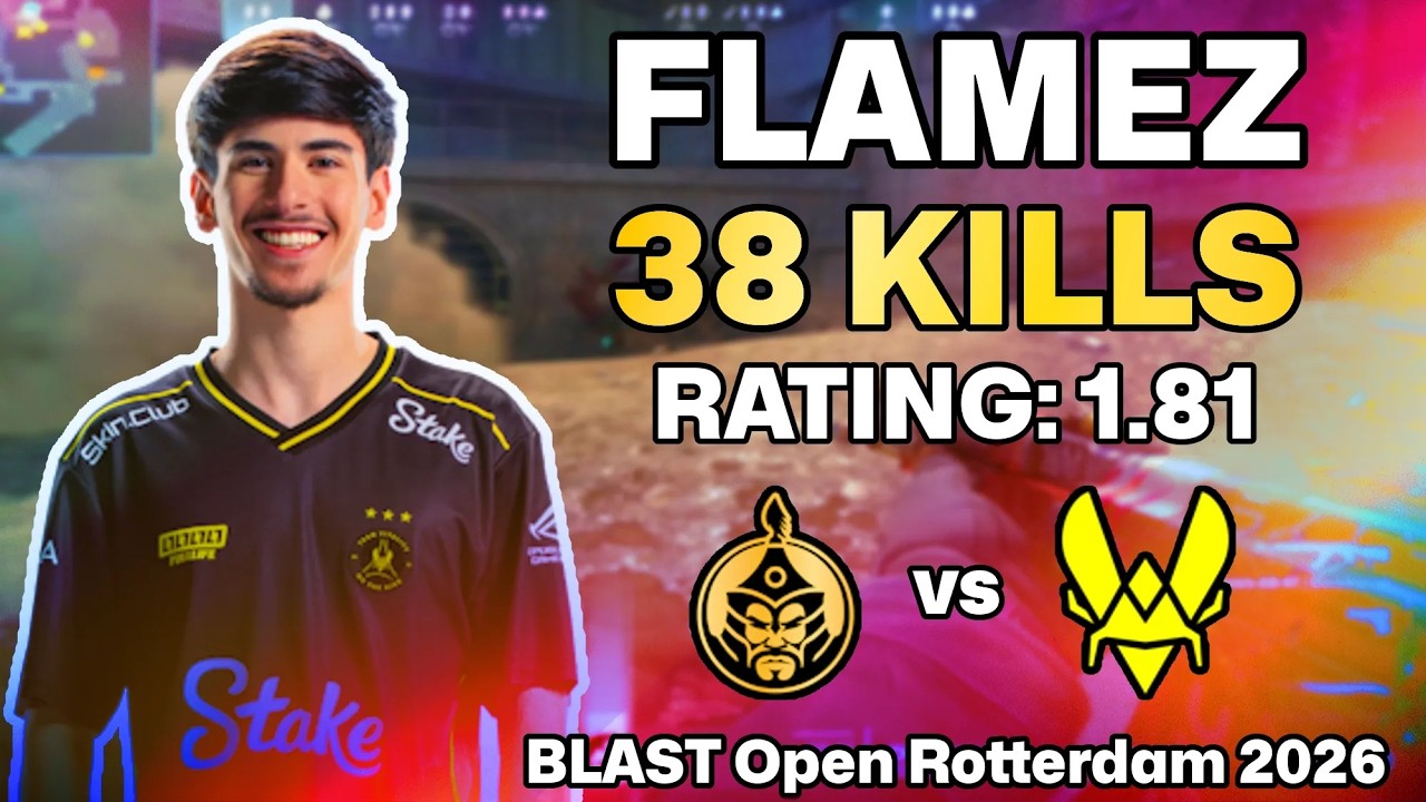 💀 FLAMEZ POV: OVERPASS MASTERCLASS vs The MongolZ! | BLAST Open Rotterdam 2026
