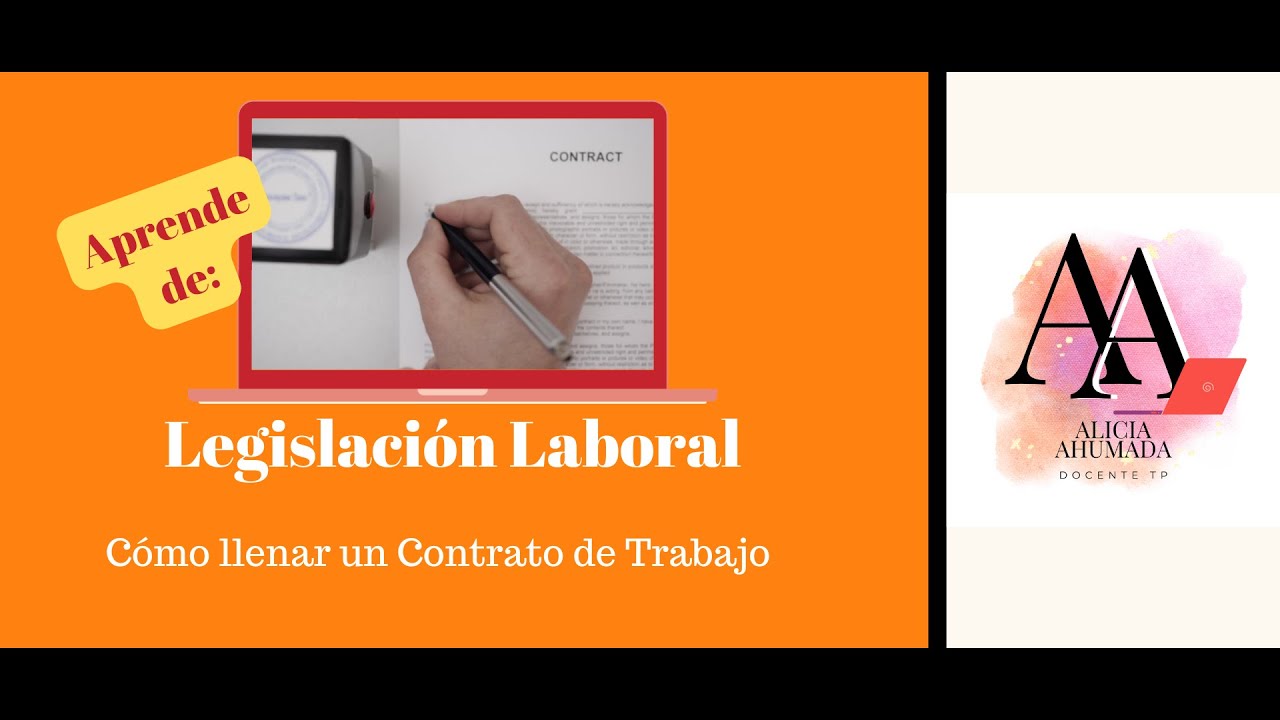 Cómo llenar un Contrato de trabajo 2024