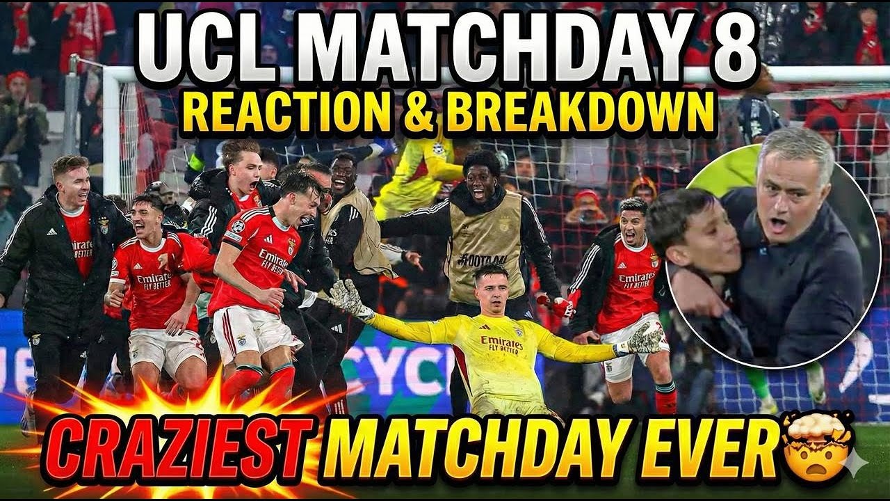 Craziest UCL Matchday Ever! 🤯 | Matchday 8 Reaction & Breakdown