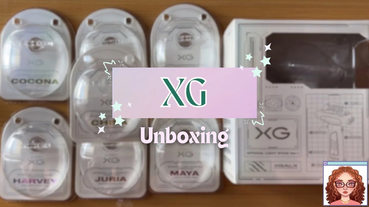 XG Unboxing: Vol. 1 Lightstick + All Member Custom Parts!