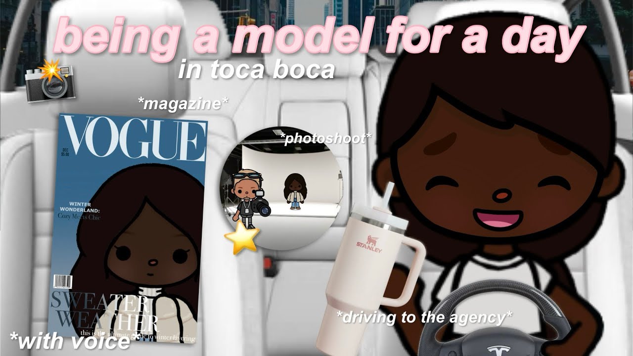 model for a day in toca boca ✨ *RUNWAY READY!* | Toca Boca Roleplay | w/ voice 🔊