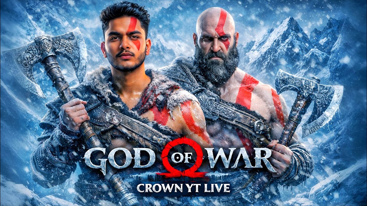 🔴 LIVE – Kratos Rage Mode | Epic Boss Fight | God of War 🔥 CROWN YT LIVE