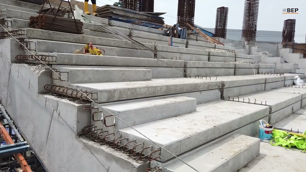 Proyek Awal Tribun Precast