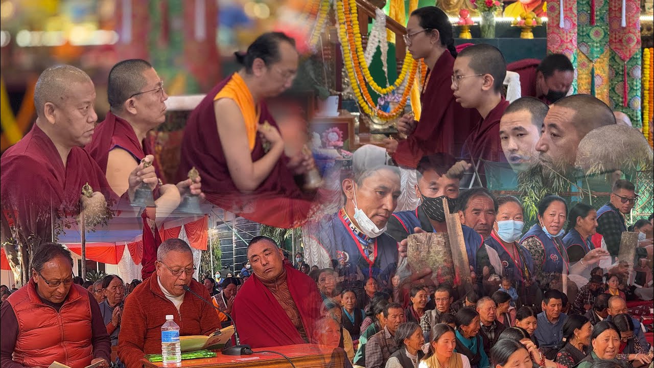 3rd day : Tenshug program ( The 41st Sakya Trichen Gongma  Rinpoche ) long life puja