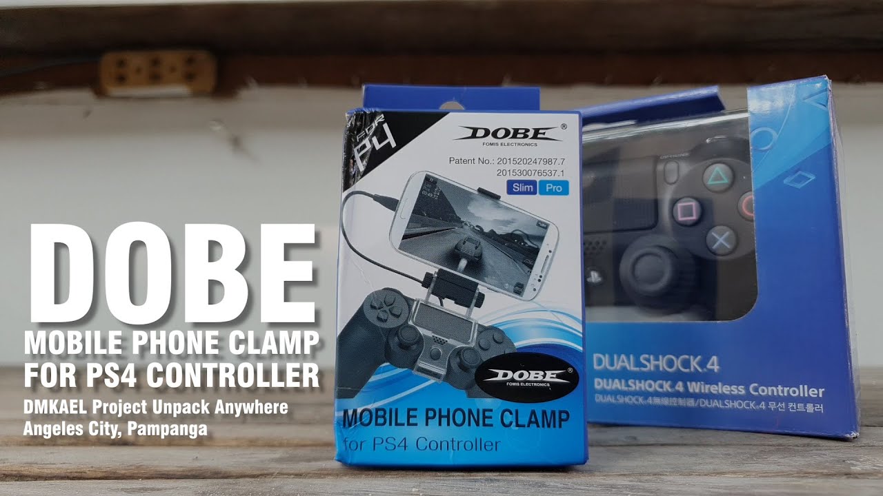 Unpack: Dobe Mobile Phone Clamp for PS4 Controller