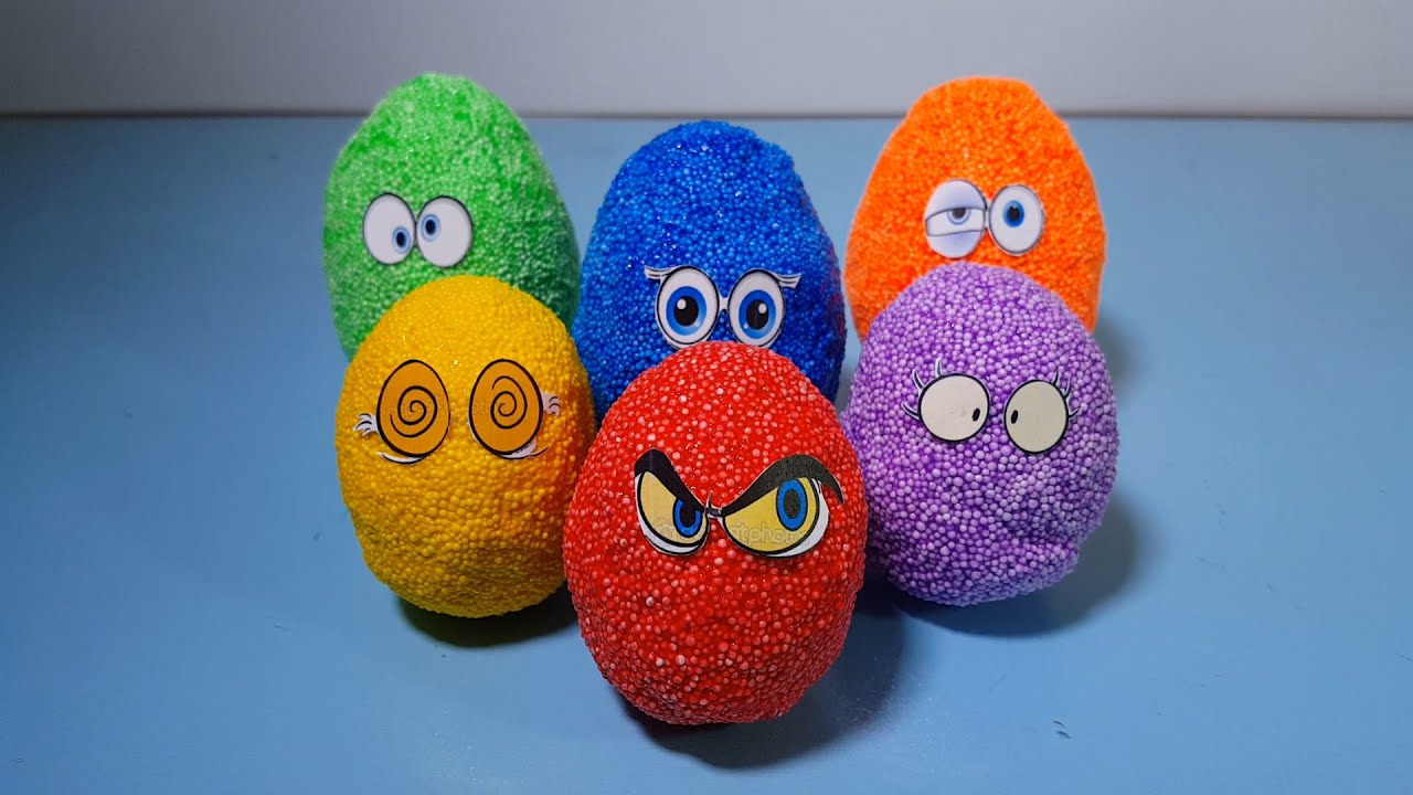 6 INTERESTING FUNNY EYES  SURPRISE EGGS - Inside out Tom and Jerry Kung Fu Panda, Kinder Surprises