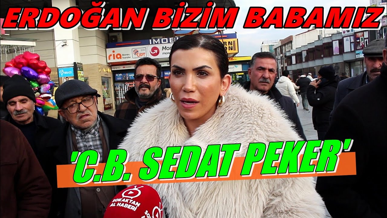 Allah &Ouml;mr&uuml;mden Alıp Erdoğan'a Versin | C.B. Adayım Sedat PEKER | Sokak R&ouml;portajları