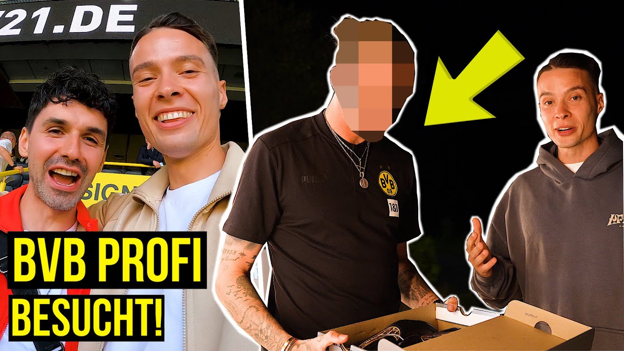BVB Spieler zu Hause besucht! Neuer Fußballschuh designt