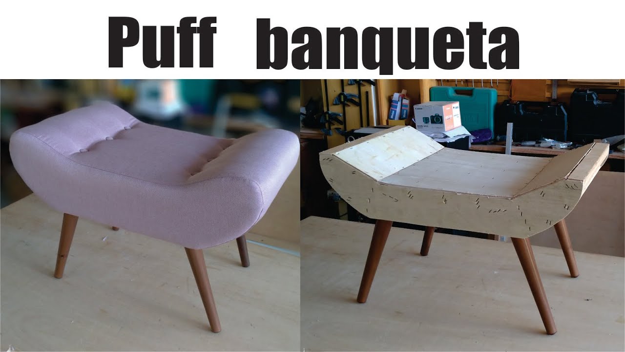 Puff banqueta fácil de fazer